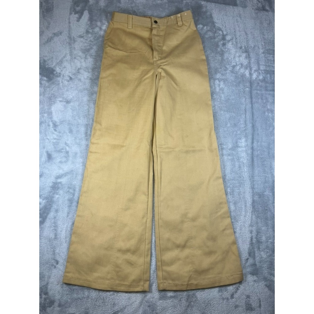 VTG Dittos Pants Womens 27x32 Saddleback Wide Leg Flare High Rise Bell Bottom